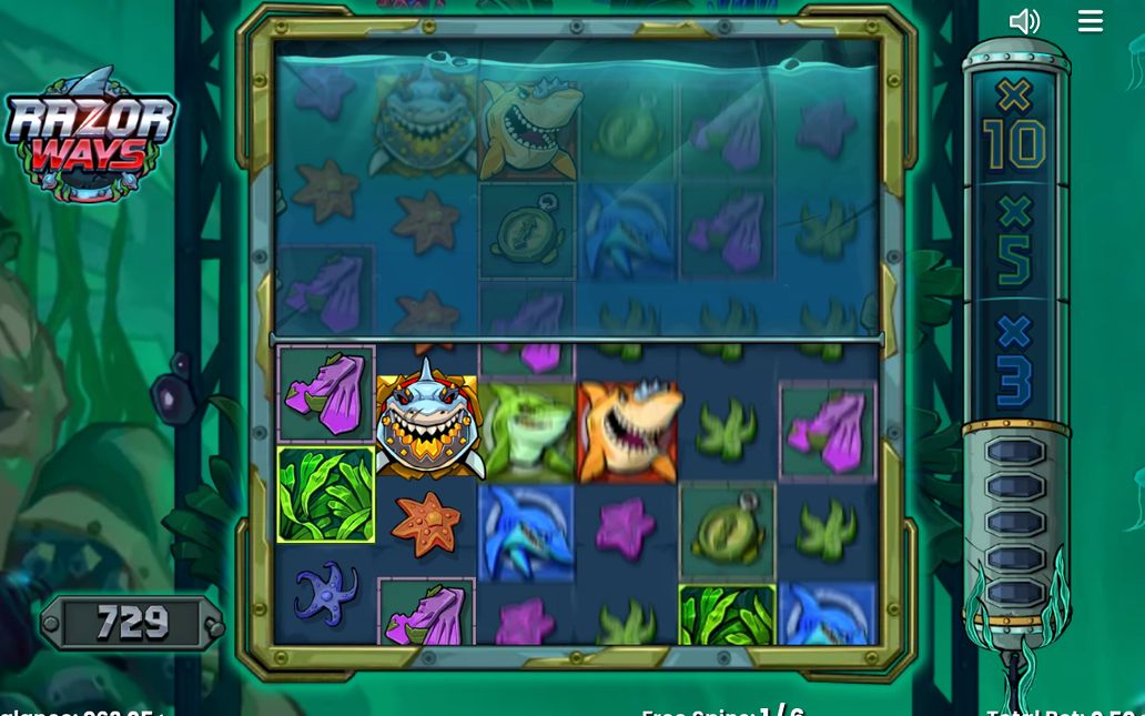 Free Spins med Totalmultiplikator och utökat rutnät under bonusrundan